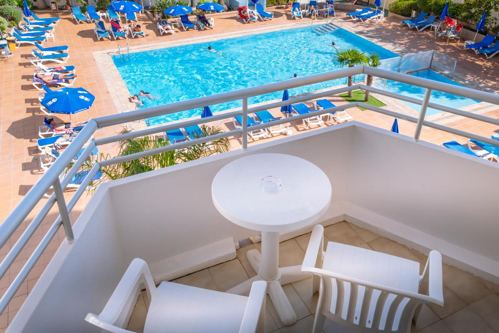 Double or Twin Room Balcony Pool View